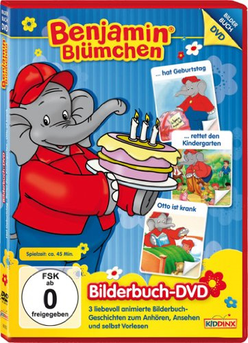 Benjamin hat Geburtstag/ rettet den Kindergarten/ Otto ist krank - Bilderbuch - DVD