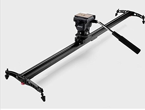 Gowe Slider Track Pro 119,4 cm inch 120 cm linéaire Caméra piste Dolly Slider + 950 Professional hydraulique pour caméra vidéo prise de vue