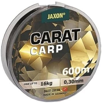 Jaxon Angelschnur Carat CARP 600m Spule Monofile Karpfen Schnur TOP (0,018€/m) (0,30mm / 16kg)