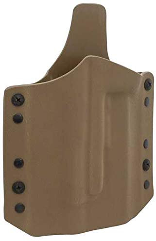 WARRIOR - A.S. Ares Kydex Holster Glock 17/19 kompatibel mit Streamlight TLR1/TLR-2, Coyote