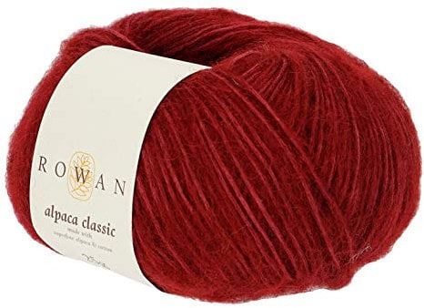 Rowan 9802214-00121 Handstrickgarn, 57% Alpaka, 43% Baumwolle, Dahlia, onesize