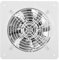 Zerodis Ventilatore da parete da 6 pollici Ventilazione super silenziosa con motore in rame Bagno principale Cucina Garage Ventilazione (bianco)