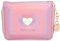 Depesche 10658 Portemonnaie mit glänzender Oberfläche, TOPModel Glamshine, rosa, ca. 9,5 x 12 x 3 cm