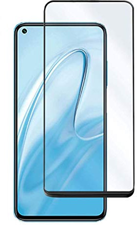 Protector de Pantalla Completa para XIAOMI REDMI Note 9 de Dureza de 9H sin Burbujas .Full Cover Cristal Vidrio Templado Completa con Bordes Redondeados. (Negro Full Glue) (2 Protectores)