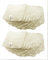 MuslinZ 24PK Wipes Bamboo Cotton Terry Wipes 20x20 cms Wash Cloth Washable reuseable Baby Wipes (Natural)