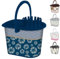 TIENDA EURASIA® Cubos de Fregar - Cubo de Fregona Sin Esfuerzo con Escurrefácil - Estampados Originales (Azul)