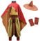YANYUESHOP Raya Dragon Halloween Cosplay Kostüm Mädchen Halloween Abenteuer Overall Umhang Hut Outfits Mama und ich passend