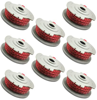 CDIYTOOL Gardena 5306-20, Ersatz-Trimmerfaden für Gardena Turbo Trimmer SmallCut 300, Gardena Ersatzfadenspule, 1,65 mm Fadenspule für Gardena Turbo Trimmer Art 8844 & Art 8845 (8)