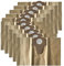 MuziZy Bolsas de vacío Bolsa de polvo de 10 filtros Compatible con aspiradoras en seco y húmedo Parkside PNTS 1250 PNTS 1250/9 PNTS 1300 PWD 12 A1
