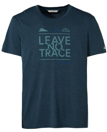 VAUDE Men's Tekoa T-Shirt III, Lässiges Herren T-Shirt für Bergsport und Alltag, Dark sea Uni, L