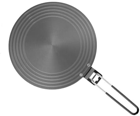 Tuzsocr Plaque conductrice thermique en acier inoxydable pour plaque de cuisson en verre, plaque d'adaptation à moka/induction, plaque chauffante, sous-casserole, décongélation, plaque isolante avec