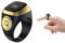 Hitopin Tasbih Zähler Smart Ring,Digital Electronic Smart Ring Counter,Intelligenter Tasbih-Ring Zähler,Muslimischer Tasbeeh Smart Counter,Islamischer Ring Counter,Tasbeeh Smart Zähler (Schwarz,20mm)