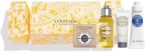 L'OCCITANE Delicious Hand & Body Premium Cracker | Vegan & 96% Readily Biodegradable | Premium & Clean Beauty Bath & Body Gift Set for All Skin Types