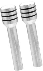 REPAIROCK 2pcs Car Door Lock Knobs Interior Door Lock Knob Aluminum Alloy Inner Door Lock Pull Pins Universal for Vehicles with Hole Diameter of M4x0.7mm Thread Auto Replacement