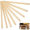 8 Pcs 8 in 1 Pottery Rolling Pin Guide Set - Wooden Mud Guide Tool for Polymer Clay Thickness Control