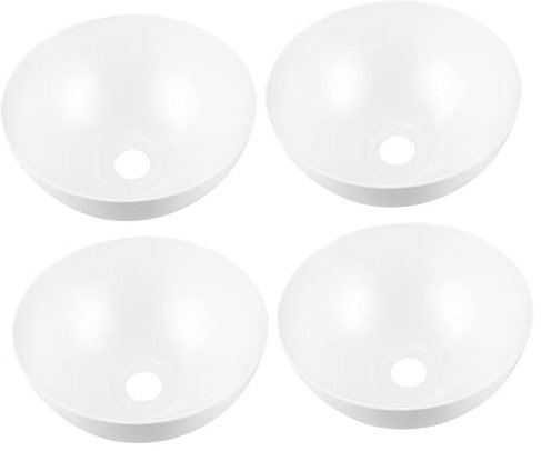 Housoutil 4 Stück Lampenschirme Aus Kunststoff Bruchsicher Mittlere Größe 250×120mm Lampenschutzabdeckung Für Stehlampen Lichtstreuend Austauschbar