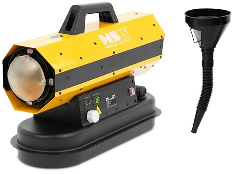 MSW Canon à air chaud diesel 20 kW 12 l - Canon à air chaud fioul Chauffage de chantier gaz Canon à chaleur gaz