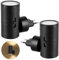 SKIKHN Veilleuse LED,Lot de 2 Veilleuse Prise Electrique avec Capteur de Lumière Luminosité Réglable 0-100LM,Veilleuse Enfant Plug and Play Lampe Nuit pour Chambre Cuisine Escalier Salon Blanc Chaud