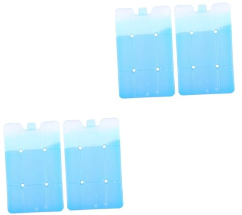 Cabilock 2 Juegos Nevera Portátil Congelador De Caja De Hielo Enfriador Portátil Neveras Portatiles Neceser Termico Recipientes Para Alimentos Bolsa De Hielo Refrescante Hdpe 2 Piezas * 2