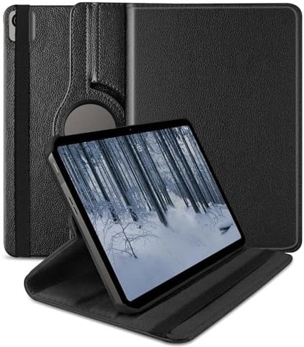World biz Case For Nokia T21 Tablet 10.36 Inch 2022, 360 Degree Rotation Protective Leather Cover, Auto Wake/Sleep, 10.36 Nokia Tablet T21 TA-1495 TA-1521 TA-1505 TA-1487 2022 Release (Black)