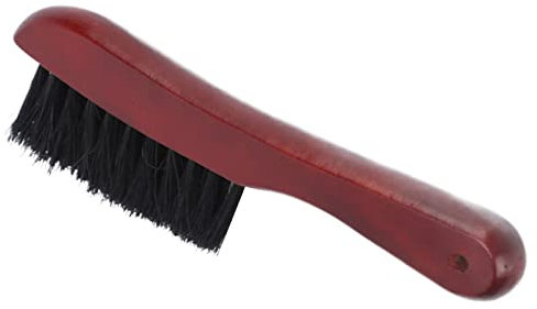 equlup Pool Table Cleanning Brush, Lightweight Portable Wooden Handle Billiard Table Hair Brush Rail Brush Cleaning Tool for Billiards Table