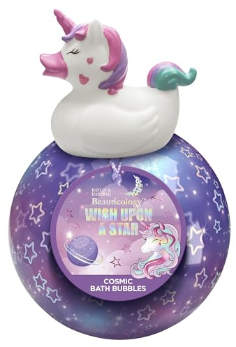 Baylis & Harding Beauticology Cosmic Unicorn Globe Badeblasen, Geschenk (1 Stück) – veganfreundlich