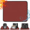 Khongoo Heat Resistant Mat for Air Fryer, 30x45x0.1cm Heat Mat to Protect Countertop, Air Fryer Accessories Compatible with Ninja, Cosori, Tefal, Heatproof Pad for Coffee Machine, Oven (Red)