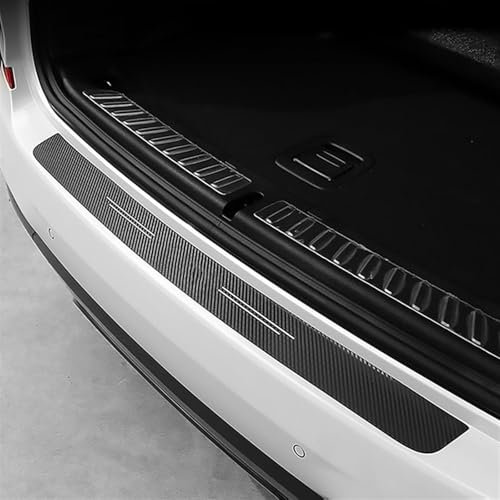 LFUPING 1 Stück Auto Stoßstangenschutz Aufkleber für Audi R8 2008-2015 2017-2023,Kohlefaser Stoßstangenschutz Heck Rear Bumper Aufkleber Auto Zubehör