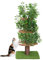 150cm Cat Tree Tower Scratching Post with Simulation Ficus Leaf, Multilevel Pet Activity Center for Cats Playing Climbing Sleeping with Safe Sisal Post