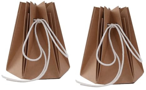 Flaroey Hand-Beating Rose Bouquets Hug Bag Flower Handbag Waterproof Flower Arranging Bag,Wood Color