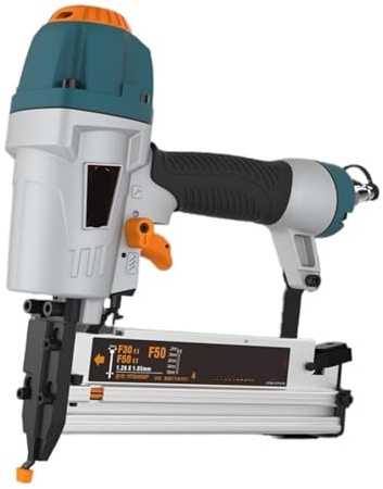 Druckluftnagler Drei-in-Eins-Druckluftnagler F50, Gerader Nagler, Stahlnagler, U-förmiger Code, Druckluftnagler Dekorations- und Bastelprojekte(3-in-1 Lightweight)