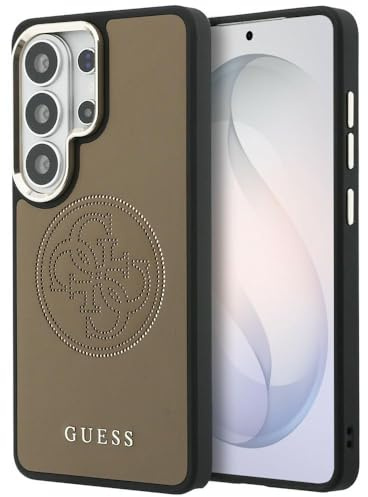 CG MOBILE Guess Perforiertes Logo kompatibel mit MagSafe Hülle für Samsung Galaxy S26 Ultra (Braun)