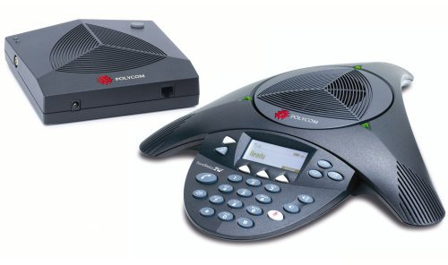 POLYCOM Soundstation 2W ex (erweiterbar) Konferenztelefon (französischer Stecker)
