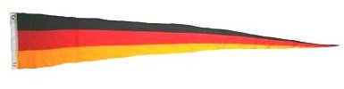Langwimpel Deutschland Fahne Flagge Wimpel NEU