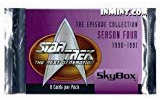 Star Trek: The Next Generation Season Four Trading Cards Pack (8 cards)