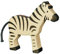 Holztiger 80568 Tiere Zebra, gemischt, Large