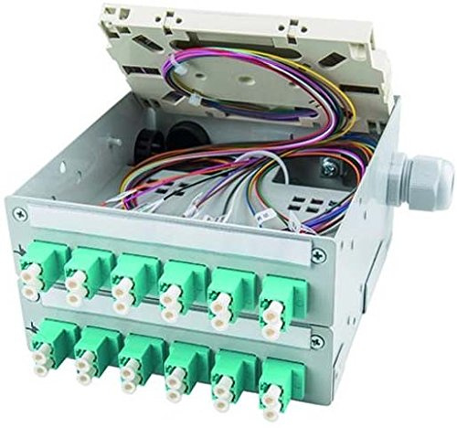 TELEGÄRTNER H82050K0101 STX Tragschienen Verteiler 12x Stecker-Duplex