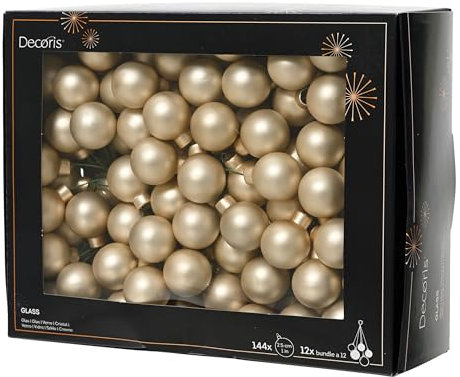 Glaskugeln auf Draht Glaskugelbündel Glaskugeln Bündel 12er Perle matt Ø 25 mm