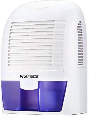 Pro Breeze Dehumidifier 1500ml Portable Air Dehumidifier for Damp, Mould, Moisture in Home, Kitchen, Bedroom, Caravan, Office, Garage, Bathroom, Basement