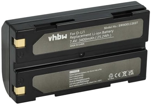 vhbw Akku kompatibel mit Kyocera Finecam S3R Kamera