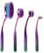 Royal & Langnickel Moda Prismatic Lot de 4 pinceaux de maquillage pour visage