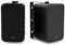 Audibax PR-42 Black Altavoces Estantería HiFi y Sonorización Negros con Soportes de Pared