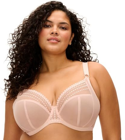 Elomi Women's Matilda Unlined Underwired Bra Deep, Opaque, Pearl Blush, 38K