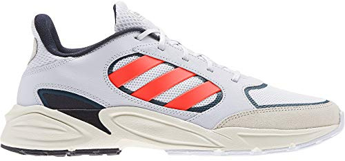 adidas EG8398 Herren Laufschuhe, Grey Dash/Solar Rot/Chalk White, 42 2/3 EU