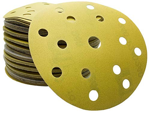 25x Dipoxy-Exzenter-Schleifer Klett Schleifscheiben P240 für 150mm Teller Durchmesser