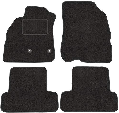 Fußmatten mit Clips 4er Set für Renault Megane 3 III 2008-2016 Velours Automatten