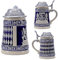 0.5Litros Jarra de Cerveza Alemana Escudo de Alemania German Beer Stein Mug Regalos Souvenirs Gift Box Decoración de Decoración de Bar. Regalo del padre