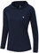 YSENTO Damen Outdoor Wandershirt Atmungsaktive Leicht Sport Langarmshirt Laufshirt Pullover Yoga Training T-Shirt Tops(Dunkle Marine,M)