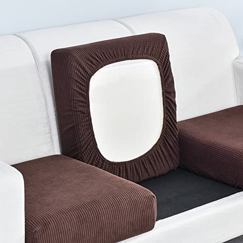 Elover Sofa Sitzkissenbezug-Hochelastischer Sitzbezug,Wohnzimmer Sofa Sitzbezug Möbelbezug rutschfest und weich, mit elastischem Boden