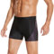 WHCREAT Maillot de Bain Homme, Short de Bain à Séchage Rapide Résistant au Chlore, Noir Rouge, M